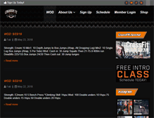 Tablet Screenshot of crossfit617.com